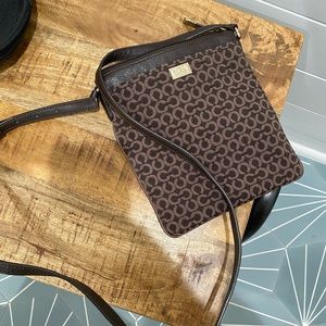 Brown coach slim crossbody